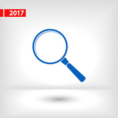Search  icon, vector illustration. Flat design style