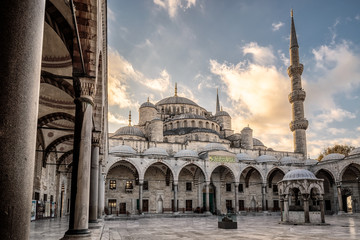 The Blue Mosque Istanbul, Turkey. Sultanahmet Camii.