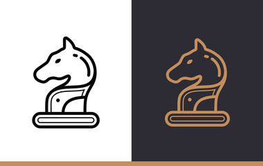 Outline padlock icon for startup business. Vector line icons suitable for info graphics, print media and interfaces