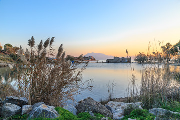 Lake view in Datca, Turkey. © muratani