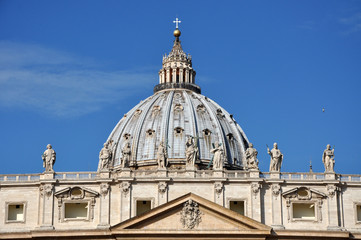 The dome of the San Pietro basilica, Vatican