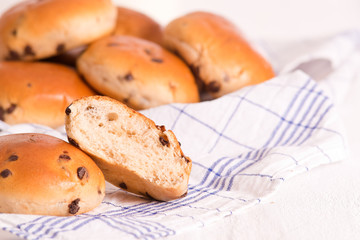 Chocolate chip brioche.