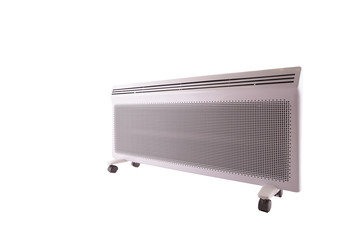 Electric heater on a white background