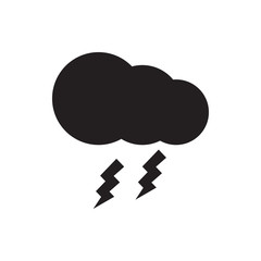 thunderstorm icon illustration