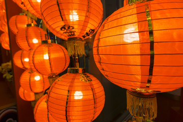 KUALA LUMPUR,20 JANUARY 2017. Chinese lantern decocation at hypermarket to spur CNY celebration.
