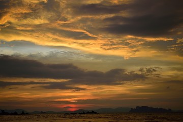 Sunset  at the beach 