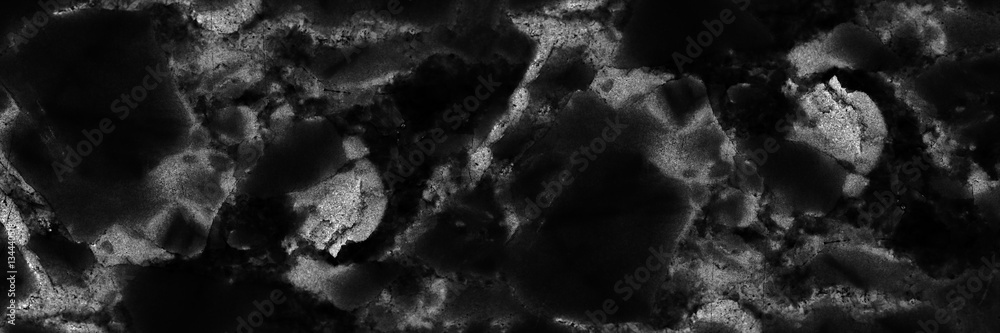Aufkleber horizontal black and white marble texture for pattern and backgr