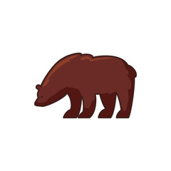Fototapeta na wymiar bear icon illustration
