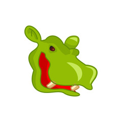 hippopotamus icon illustration