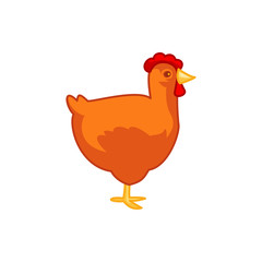 chicken icon illustration