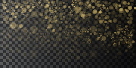 Festive purple and golden luminous background. Vector illustration.