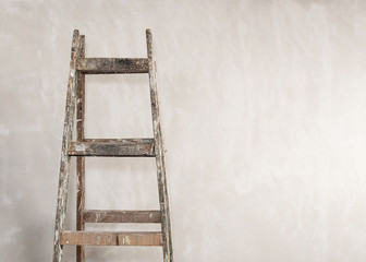 Used ladder in construction © SasaStock