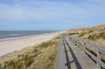 Strand&uuml;bergang  auf Sylt
