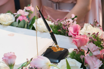 greeting book for the wedding
