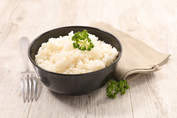 bowl of boiled rice
