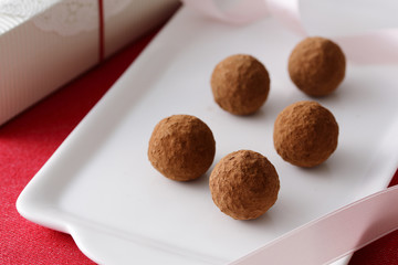 トリュフチョコレート　Chocolate truffle