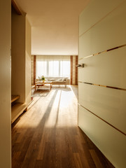 blick ins wohnzimmer gegen die sonne