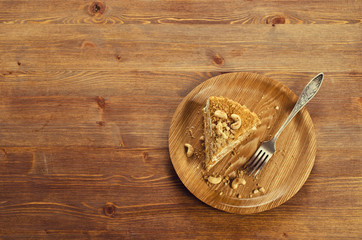 Layer cake with white cream