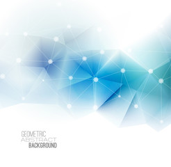 Obraz premium Vector abstract geometric banner with triangle.