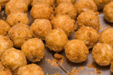 fried meatballs
