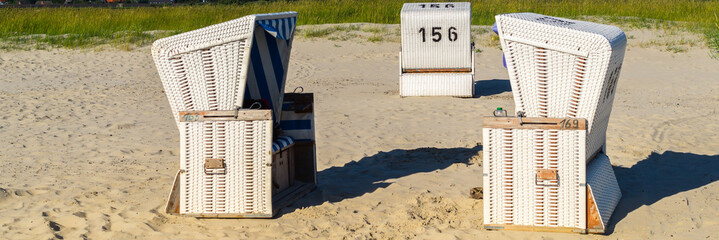 Panorama Strandkörbe