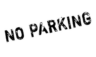 No Parking rubber stamp. Grunge design with dust scratches. Effects can be easily removed for a clean, crisp look. Color is easily changed.