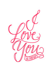 I Love you greeting Card