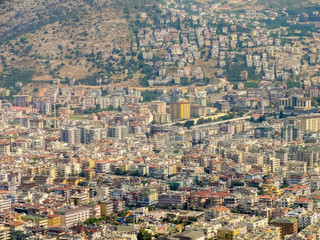 Fototapeta na wymiar View on Athene from above - Greece