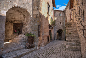 Fototapeta premium Santo Stefano di Sessanio Village, Abruzzo, L'Aquila