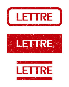 Tampon lettre.