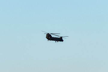 Fototapeta na wymiar RAF Chinook helicopter