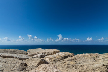 clouds over the mediterranean sea