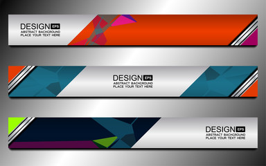 Fototapeta premium Business Banners Background Design, vector illustration