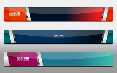 Business Banners Template Design, vector illustration
