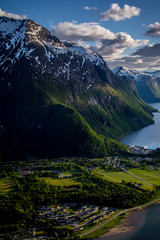 Springtim through the norwegian fjords