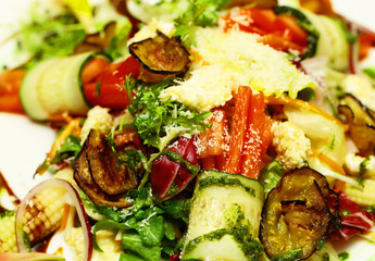 Delicious vegetable salad