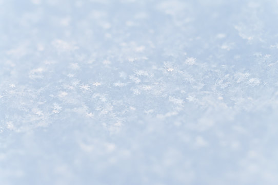 snow macro background