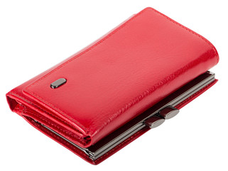 red women's wallet