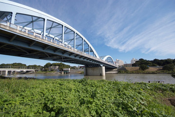丸子橋と多摩川