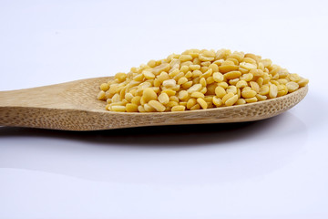 Toor dal, famous Indian legume also called yellow Pigeon peas