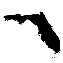 map of the U.S. state Florida