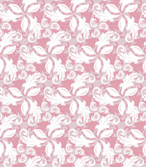 Floral ornament. Seamless abstract classic pattern with flowers