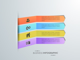 Colorful infographic elements for Business.
