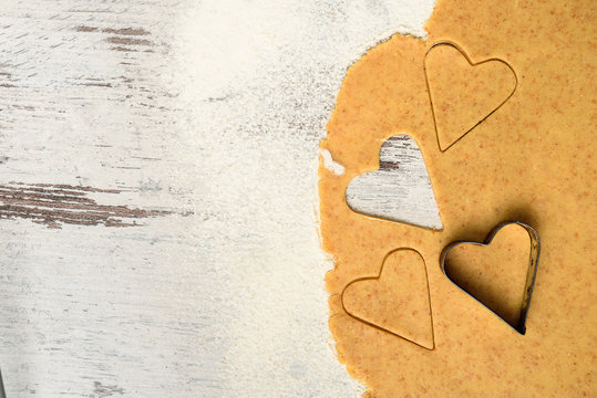 Valentines Day Hearts Cookies.