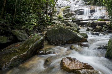 Fototapeta premium Kanching Waterfalls near Kuala Lumpur, Malaysia