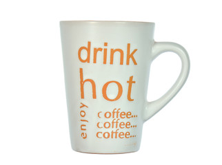 cup isolated on white background