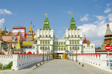 Fototapeta na wymiar Izmailovsky Kremlin, Moscow, Russia