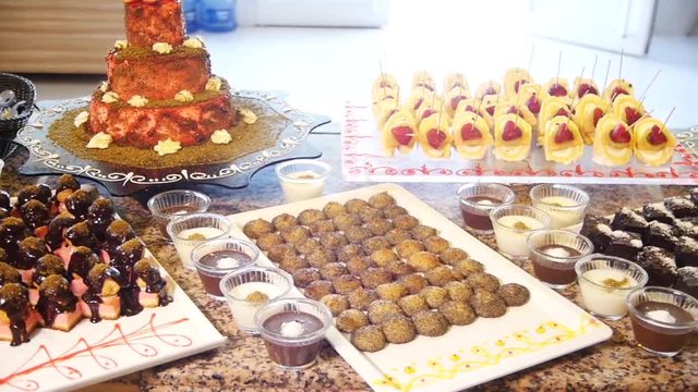 Turkish deserts open buffet