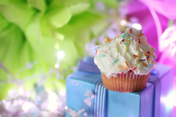 cake with buttercream celebration