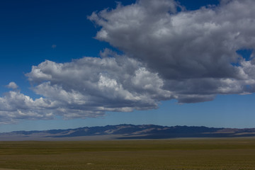 Fototapeta na wymiar Die Weite der Wüste Gobi